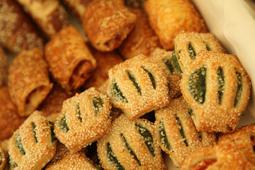 mixed savoury pastries