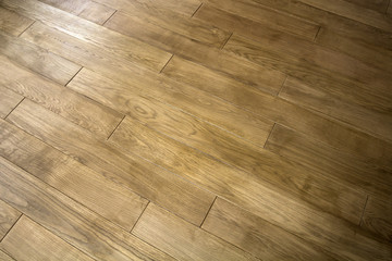 Natural brown texture wooden parquet floor boards