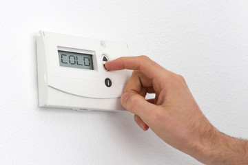 Vintage digital thermostat - Cold