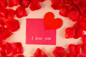 art valentine's greeting card