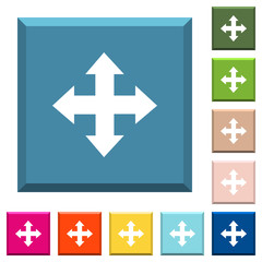 Move tool white icons on edged square buttons
