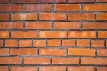 old wall from a red brick texture background