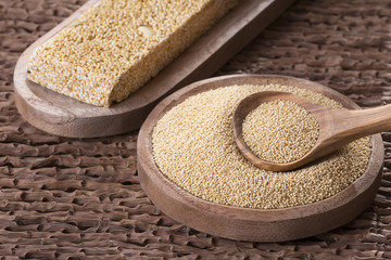 Amaranth cereal in bar - amaranthus