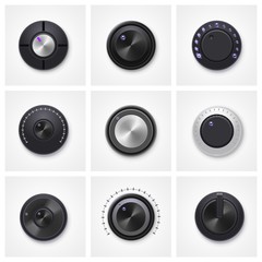sound vector dials for user interface