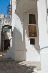 Alleyway. Ceglie Messapica. Puglia. Italy.