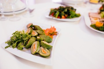 Photo of snack platters on the table