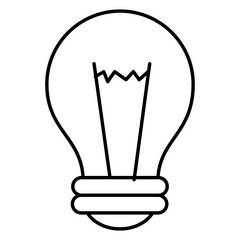 bulb light isolated icon vector illustration design