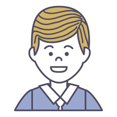 elegant businessman avatar character vector illustration design