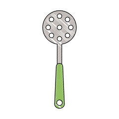 Skimmer kitchen utensil icon vector illustration graphic design
