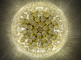 Chrystal chandelier. Glamour background