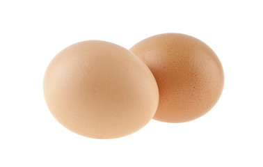 chicken egg isolated on white background