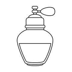 women perfume bottle icon vector illustration design