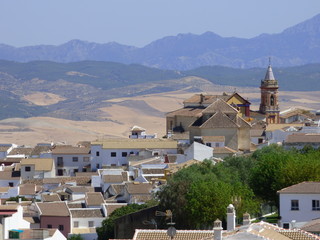 Fototapeta na wymiar Cañete la Real, pueblo de Malaga, Andalucia (España) de la comarca del Guadalteba