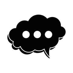 speech bubbles isolated icon vector illustration design