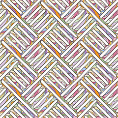 Fototapeta premium Vector abstract decorative braided background with ornate ornament