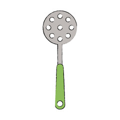 Skimmer kitchen utensil icon vector illustration graphic design