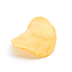 Chips potato isolated on white background