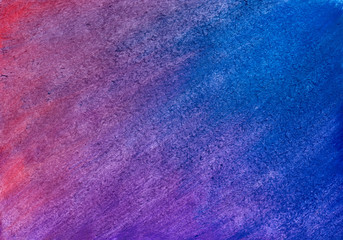 Purple-blue grunge background in watercolor