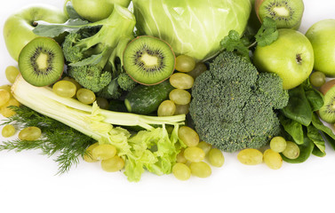 fresh vegetables isolated