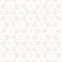 Vector seamless stripes subtle pattern. Modern stylish texture with monochrome trellis. Repeating geometric hexagonal grid. Simple lattice design.