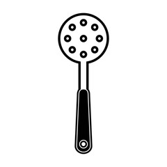 Skimmer kitchen utensil icon vector illustration graphic design