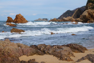 笹川流れ（国指定名勝）　新潟県村上市　Sasagawanagare (National site of scenic beauty) / Murakami, Niigata, Japan