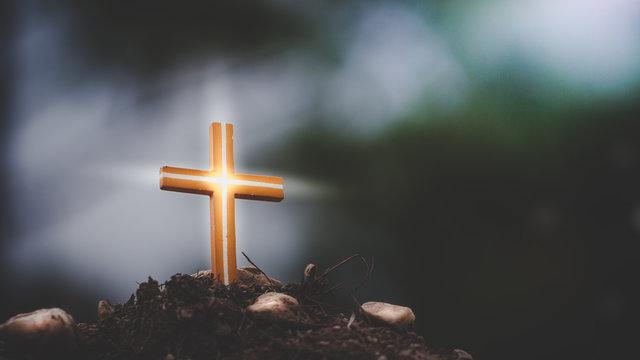 light of cross.Christian, Christianity, Religion background.