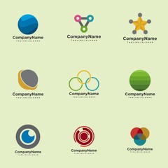 circle logo vector