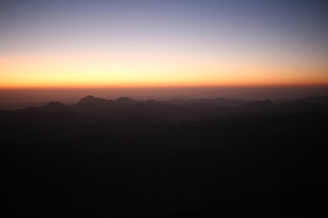 view from Mt. Sinai