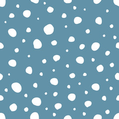 Snow seamless pattern