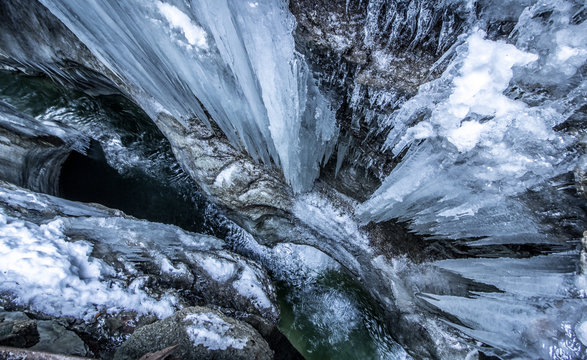 Breitachklamm im Winter
