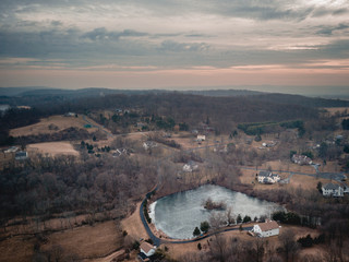 Aerial of Lebanon New Jersey