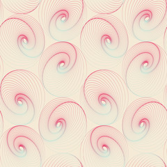 galactic shape feathers seamless pattern in watercolor style
