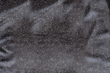 Texture black fabric with coating