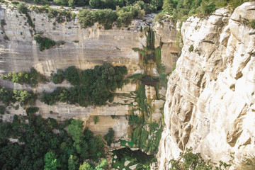 Panoramic view near Rupit, Costa Brava, Catalonia, Spain