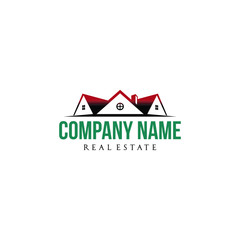 real estate logo vector home builder contractor company