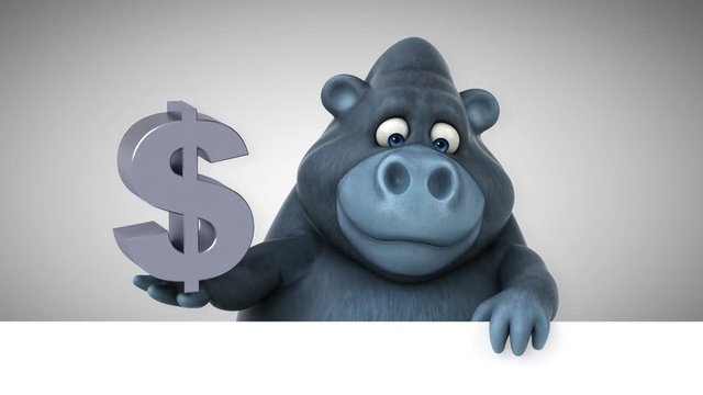 Fun gorilla - 3D Animation