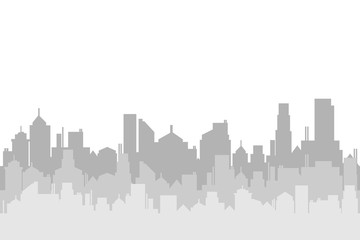 Obraz premium Flat design modern vector illustration icons set of urban landscape backgrounds