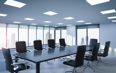 empty conference room