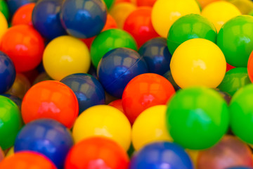 Balls in different colours