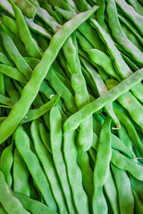 Green beans  background. Vegetable background