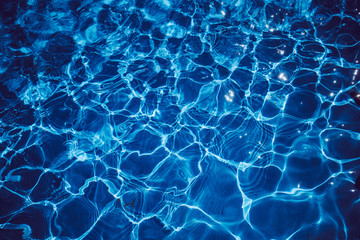 Abstract Blue Waves Background. pool water
