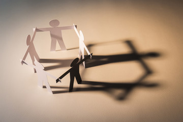 fake of five cooperate in light