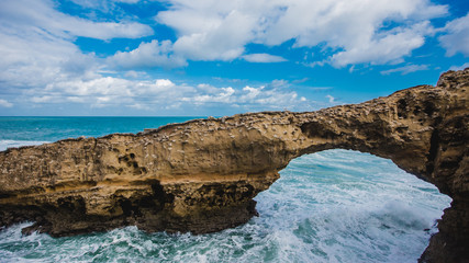 biarritz france landscape beach ocean