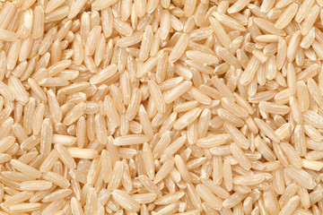 Long Grain Brown Rice Background