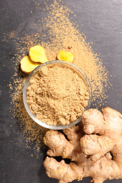 ginger root and powder