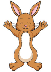 Happy Easterbunny Cartoon 