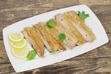 smoked herring fillets