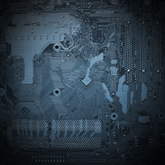 Computer circuit board background