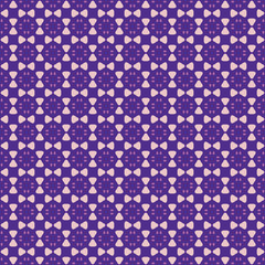 Violet  seamless pattern. Geometric background in repeat.
